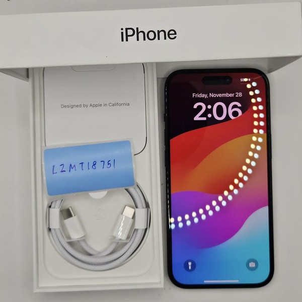 Apple iPhone 15 - Unlocked, 128 GB, Black, A2846