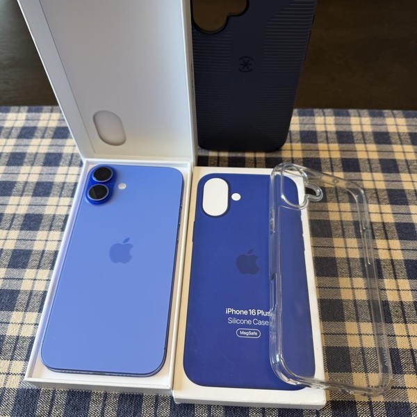 Apple iPhone 16 Plus - Unlocked, 128 GB, Ultramarine, A3082