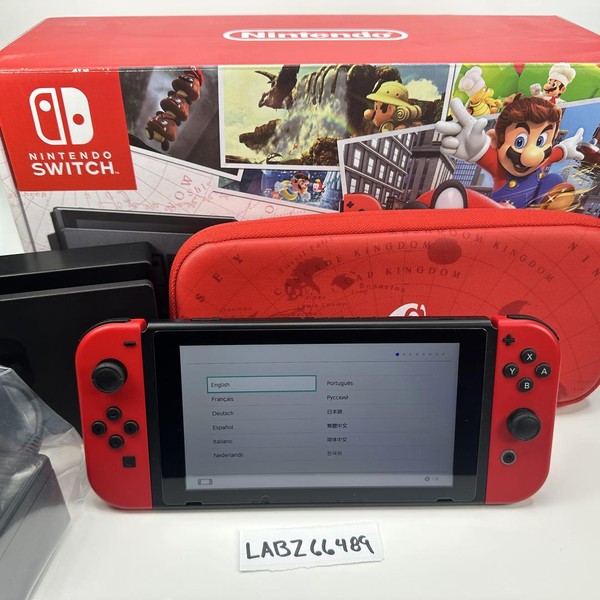 Nintendo Switch - 32 GB, Red, Mario Red Edition
