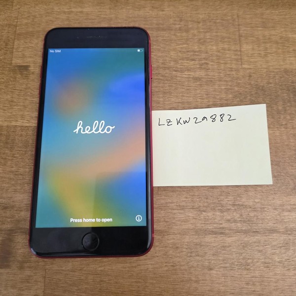 Apple iPhone 8 Plus - Unlocked, 256 GB, Red, A1864