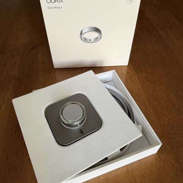 Oura Ring Gen 4 - Silver, Size 12