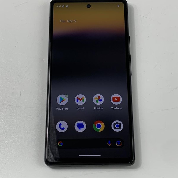 Google Pixel 6a - Unlocked, 128 GB, Charcoal, 6 GB, GX7AS