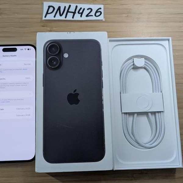 Apple iPhone 16 Plus - Unlocked, 128 GB, Black, A3082