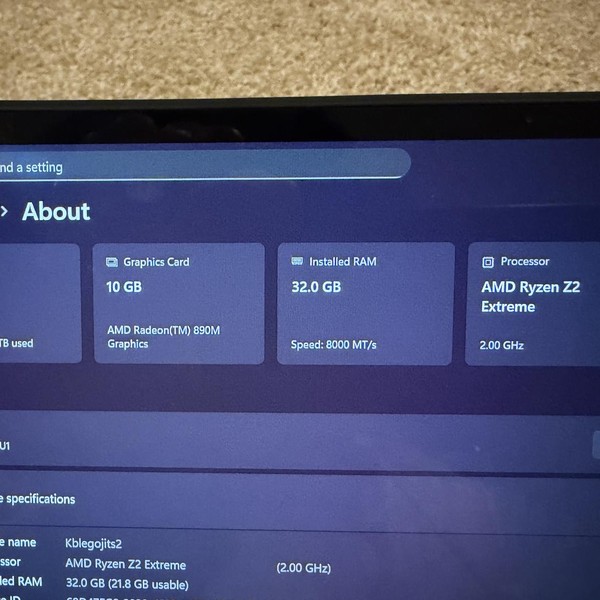 Lenovo Legion Go (Gen 2) - 2 TB, Black, 32 GB, AMD Ryzen Z2  Extreme