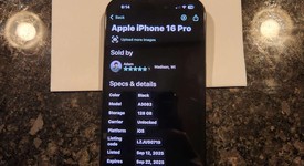 Good
													Apple iPhone 16 Pro - Unlocked, Black, 128 GB, A3083, photo 1 of 8
