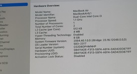 Good
													MacBook Air 2020 - 13" - I3, Gray, 256 GB, 8 GB, photo 4 of 11