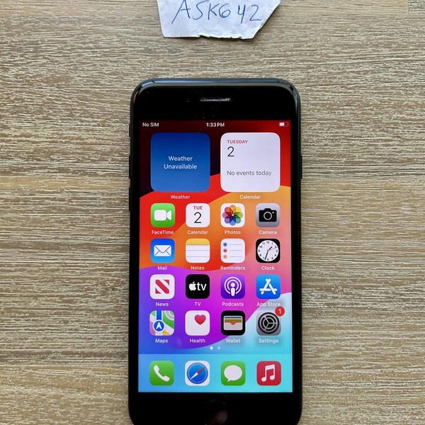 Apple iPhone SE 3rd Gen 2022 - Unlocked, 128 GB, Midnight, A2595