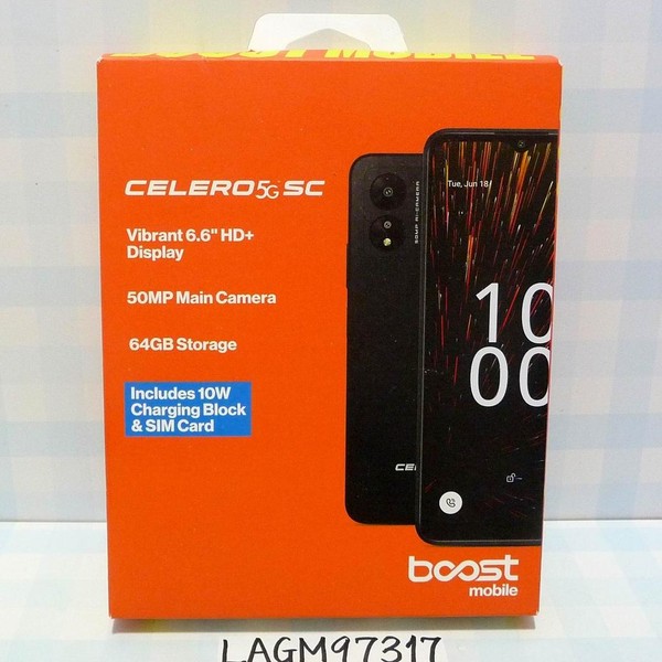 Celero 5G SC - Boost, 64 GB, Black