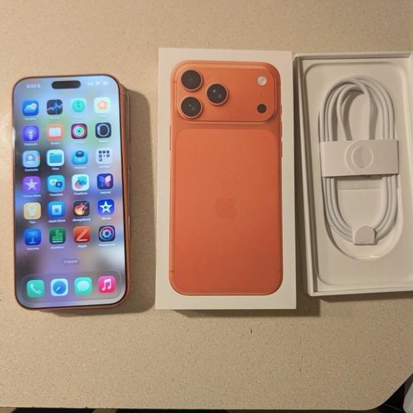 Apple iPhone 17 Pro Max - Unlocked, 512 GB, Cosmic Orange, A3257