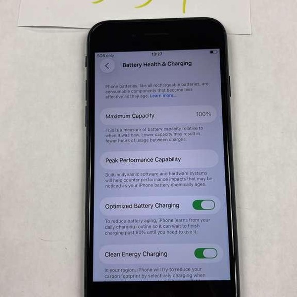 Apple iPhone SE 3rd Gen 2022 - Unlocked, 64 GB, Midnight, A2595