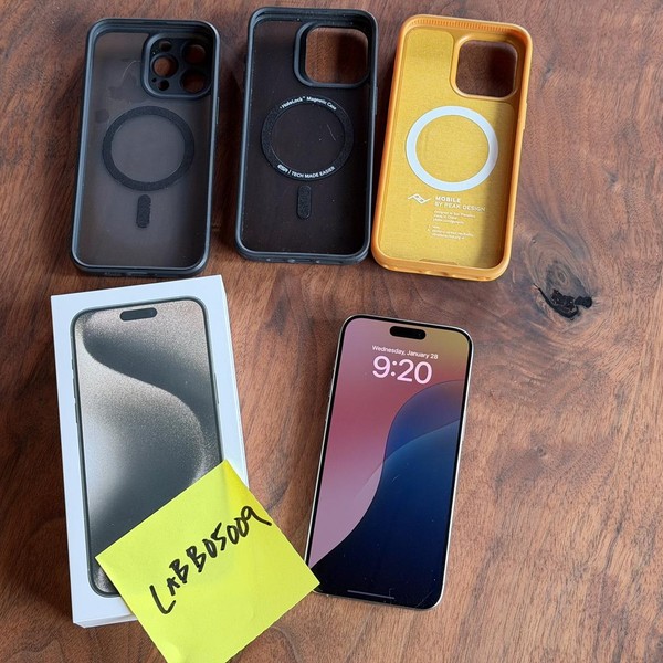 Apple iPhone 15 Pro Max - Unlocked, Natural, 1 TB, A2849