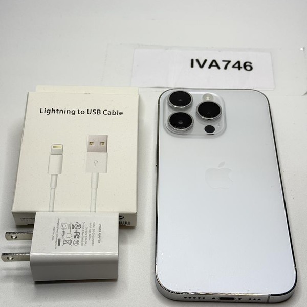 Apple iPhone 14 Pro - Unlocked, 256 GB, Silver, A2650
