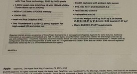 New
													MacBook Pro 2019 - 13" - I5, Silver, 128 GB, 8 GB, photo 6 of 6
