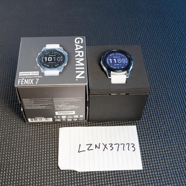 Garmin Fenix 7 - Blue, Sapphire Solar