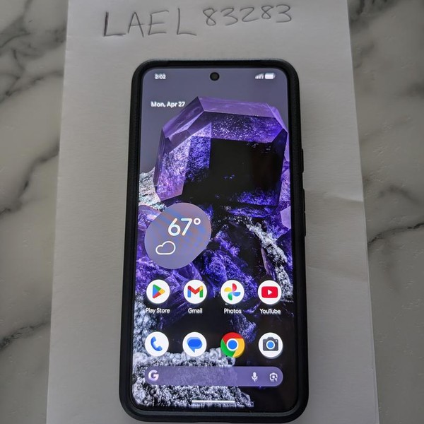 Google Pixel 8 - Verizon, 128 GB, Obsidian, 8 GB, GKWS6, mmWave 5G