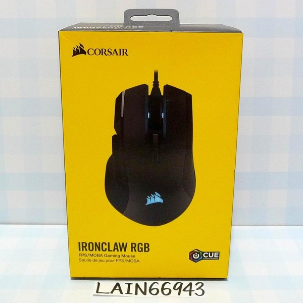 Corsair Ironclaw RGB Gaming Mouse - Black