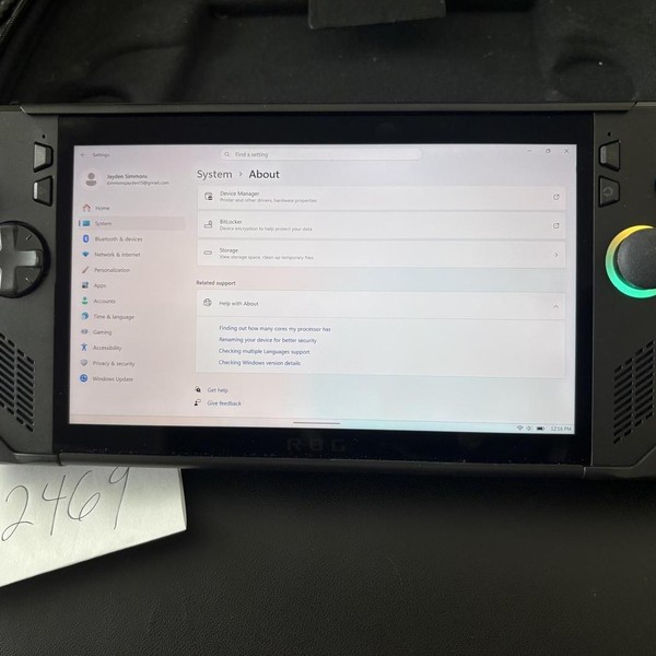 Asus ROG Ally X - 2 TB, Black, 24 GB, AMD Ryzen Z1 Extreme