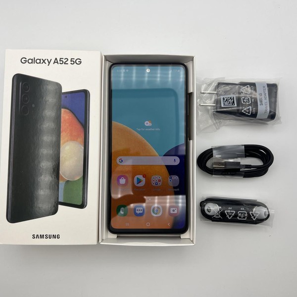 Samsung Galaxy A52 5G - AT&T, 128 GB, Black, 6 GB