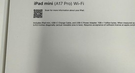 New
													Apple iPad Mini 7th Gen - Wi-Fi, Starlight, 128 GB, A2993, photo 4 of 5