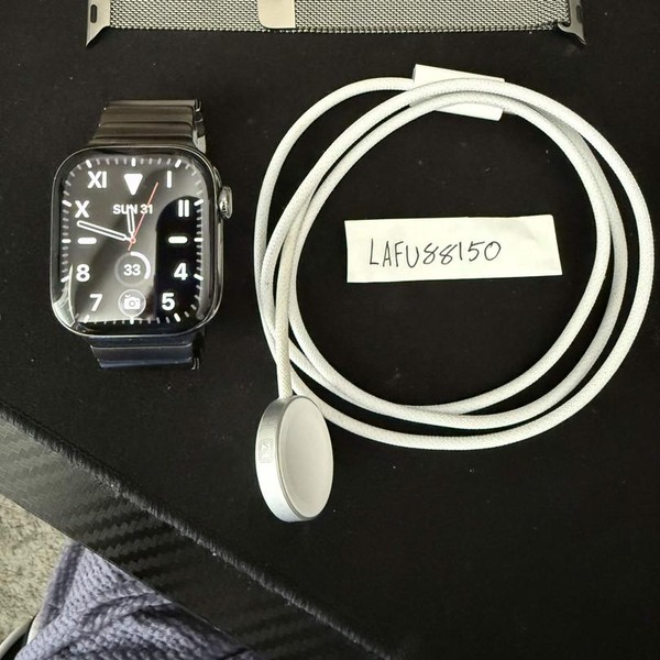 Apple Watch Series 11 42mm - Unlocked, Natural, A3335 - Cellular, Titanium