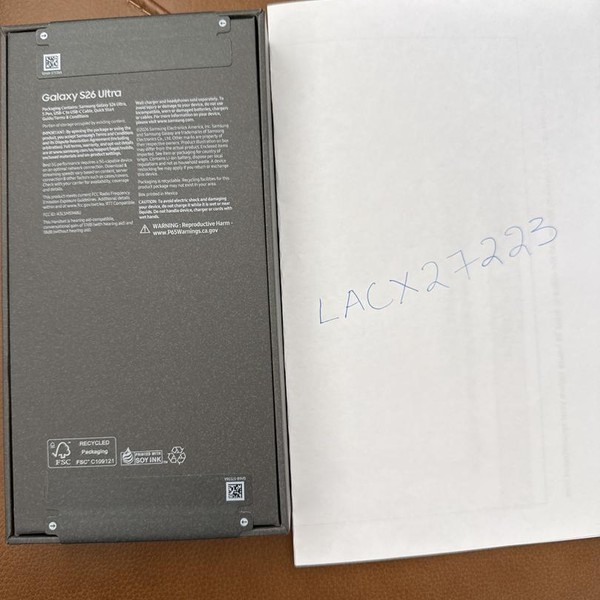 Samsung Galaxy S26 Ultra - Unlocked, 256 GB, Cobalt Violet, 12 GB, SM-S948U1