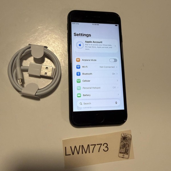 Apple iPhone SE 3rd Gen 2022 - Unlocked, 64 GB, Midnight, A2595