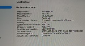 Mint
													MacBook Air 2022 (M2) - 13" - Apple M2, Gray, 256 GB, 8 GB, photo 4 of 13