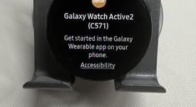Good
													Samsung Galaxy Watch Active2 44mm - Unlocked, Black, Stainless Steel, photo 1 of 6