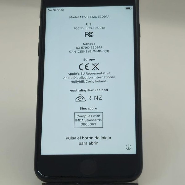 Apple iPhone 7 - Unlocked, 32 GB, Black, A1778, GSM