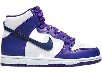 Nike Dunk High Electro Purple Midnght Navy (PS) for sale