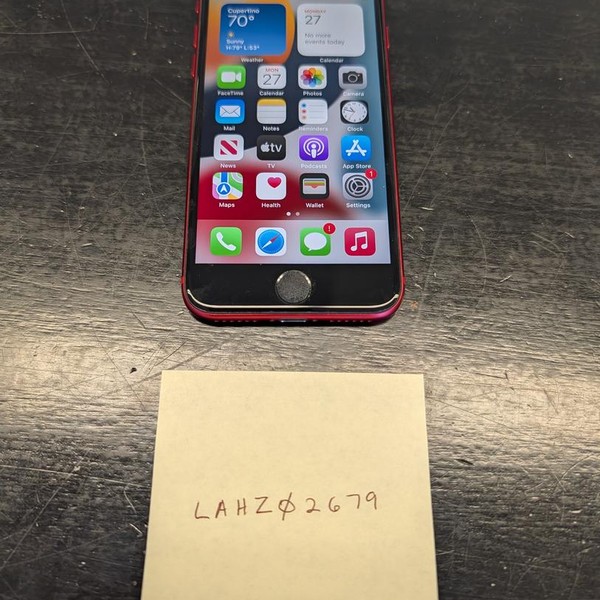 Apple iPhone SE 2nd Gen 2020 - Unlocked, 64 GB, Red, A2275