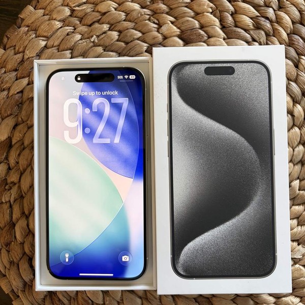 Apple iPhone 15 Pro - Unlocked, 256 GB, Natural, A2848