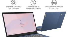 Mint
													Lenovo Slim 3 Chromebook 14" - MediaTek, Navy Blue, 64 GB, 4 GB, photo 3 of 17