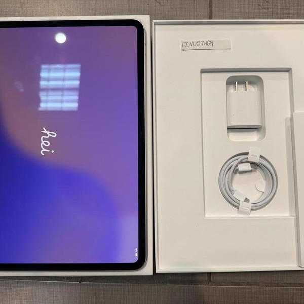 Apple iPad Pro 13 inch (M4) 2024 - Unlocked, 256 GB, Silver, 8 GB, A2926, Standard Glass