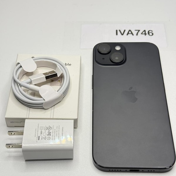 Apple iPhone 15 - Unlocked, Black, 128 GB, A2846