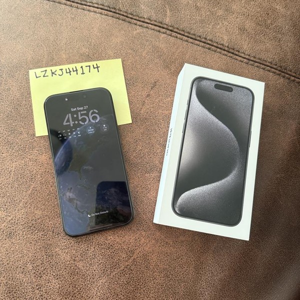 Apple iPhone 15 Pro - Unlocked, 256 GB, Black, A2848