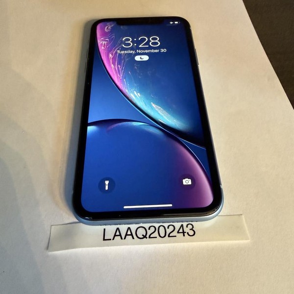 Apple iPhone Xr - Unlocked, 128 GB, Blue, A1984