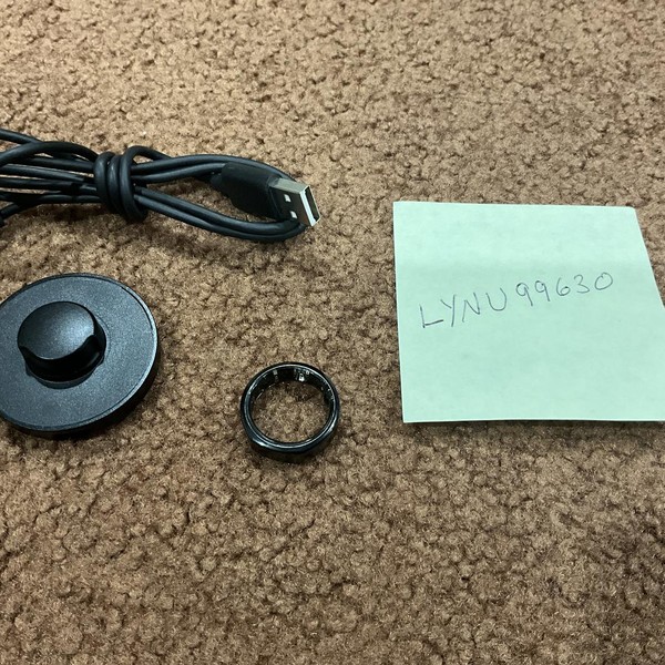 Oura Ring Gen 3 - Black, Size 11, Heritage