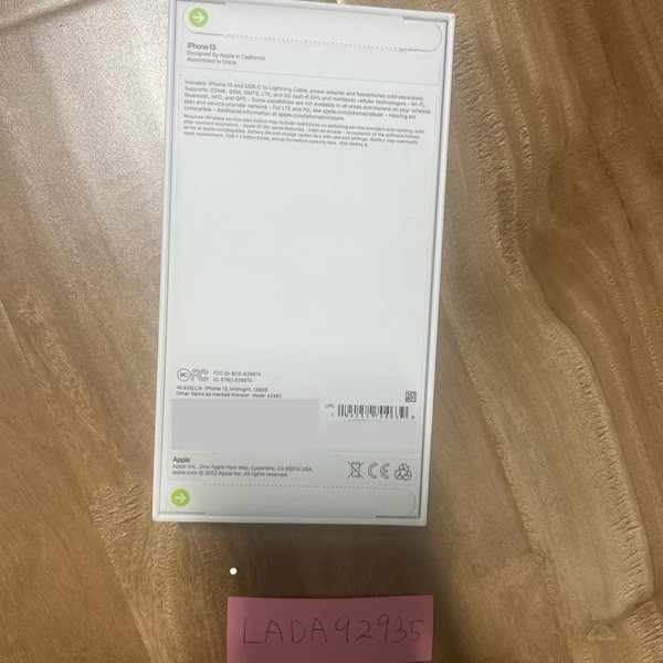 Apple iPhone 13 - AT&T, 128 GB, Midnight, A2482