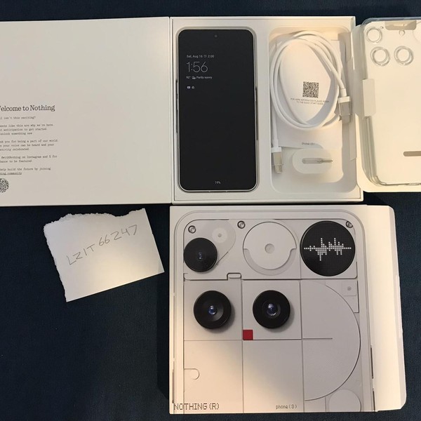 Nothing Phone (3) - Unlocked Non-US, White, 512 GB, 16 GB