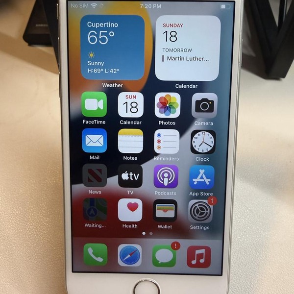 Apple iPhone 6S - Unlocked, 128 GB, Silver, A1688