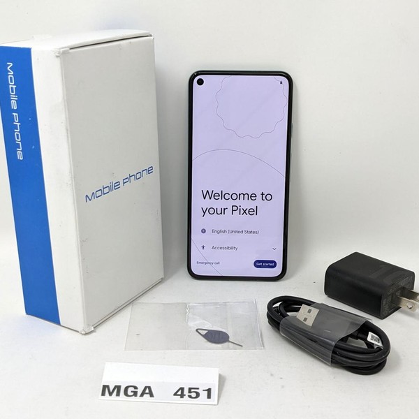 Google Pixel 5 - Unlocked, 128 GB, Sage, 8 GB, GD1YQ
