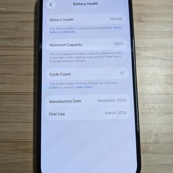 Apple iPhone 15 - Unlocked, 128 GB, Black, A2846