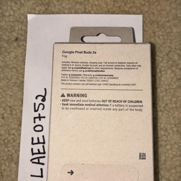 Google Pixel Buds 2a - Fog