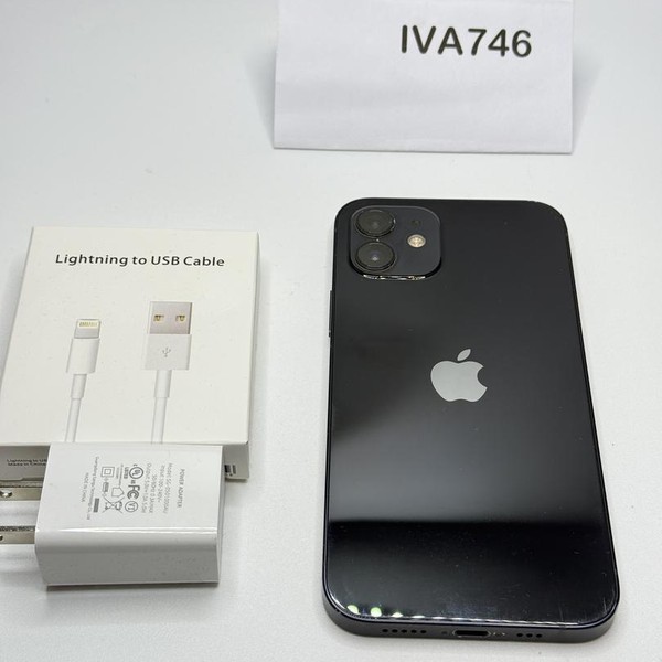 Apple iPhone 12 - Unlocked, 64 GB, Black, A2172