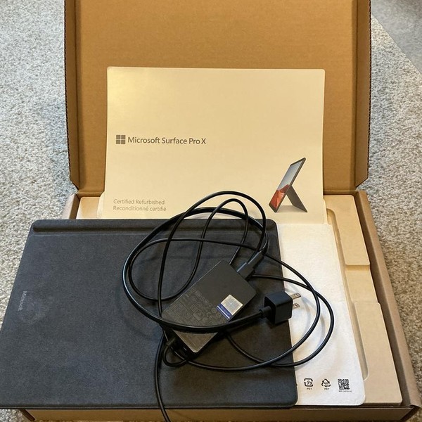 Microsoft Surface Pro X - SQ1, Black, 128 GB, 8 GB, Wi-Fi Only