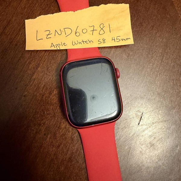 Apple Watch Series 8 45mm - Red, A2771 - GPS, Aluminum
