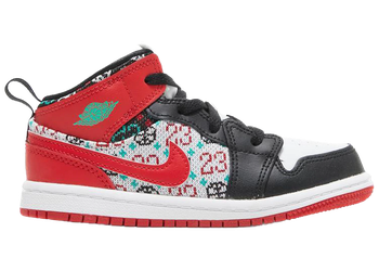Jordan 1 Mid SE Ugly Christmas Sweater (TD) for sale