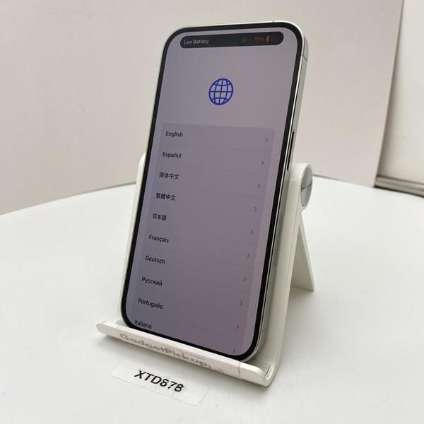 Apple iPhone 14 Pro - Unlocked, 128 GB, Silver, A2650