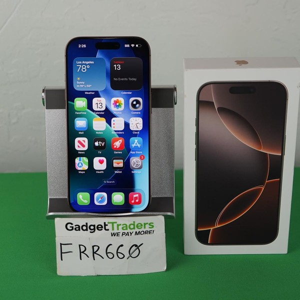 Apple iPhone 16 Pro - Unlocked, 256 GB, Desert, A3083